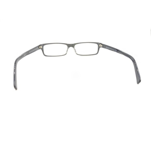 Prada VPR 07E 6AW-1O1 Black Gray Eyeglasses Frames 52-14 140 Italy Designer - Picture 5 of 12